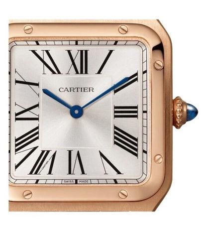 Cartier De Santos Dumont firstcopy Premium RoseGold White Dial Unisex Watch