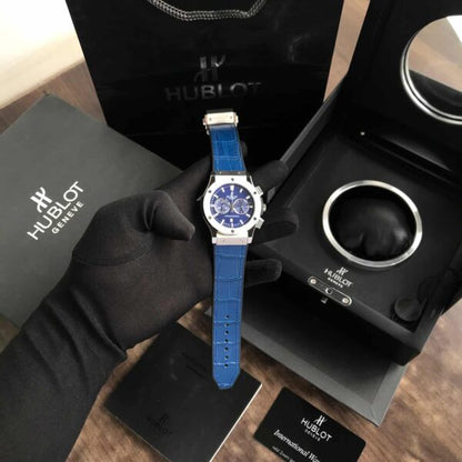 Hublot Big Bang firstcopy Japanese Blue Chronograph Men’s Watch