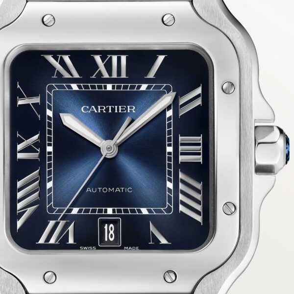 Cartier De Santos firstcopy Silver Blue Swiss ETA Automatic Men’s Watch