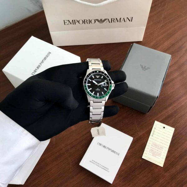 Emporio Armani AR11589 Firstcopy GMT Stainless Steel Men's Watch