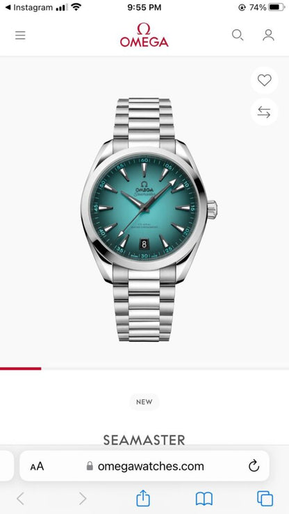 Omega Aqua Terra firstcopy Turquoise Dial Automatic Men’s Watch