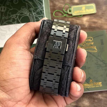 Audemars Piguet Perpetual Calendar Black Men’s Sports Firstcopy Replica Watch