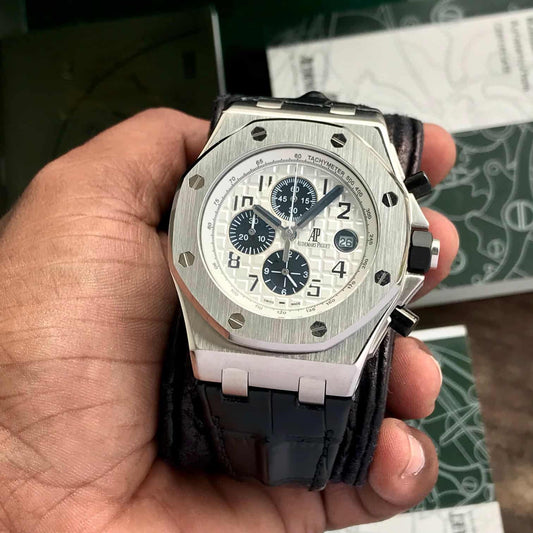 Audemars Piguet Offshore White Dial Men’s Sports Firstcopy Replica Watch