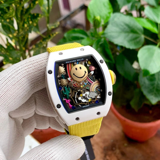 Richard Mille RM 88 Smiley Edition Semi Swiss Firstcopy Watch – Men's Luxury Replica