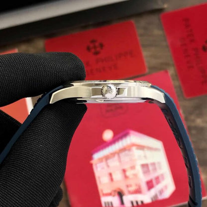 Patek Philippe Aquanaut 5168G firstcopy Silver Blue Swiss ETA Premium Men’s Watch