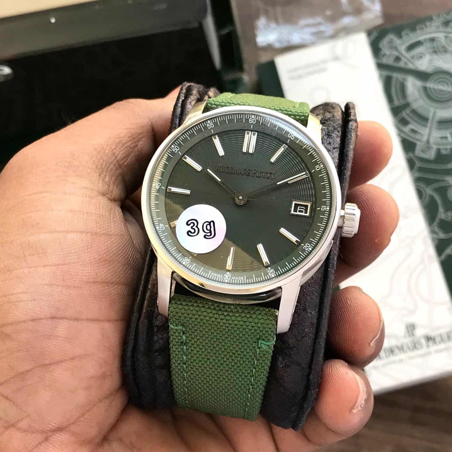 Audemars Piguet Code 11.59 Green Dial Men’s Sports Firstcopy Replica Watch