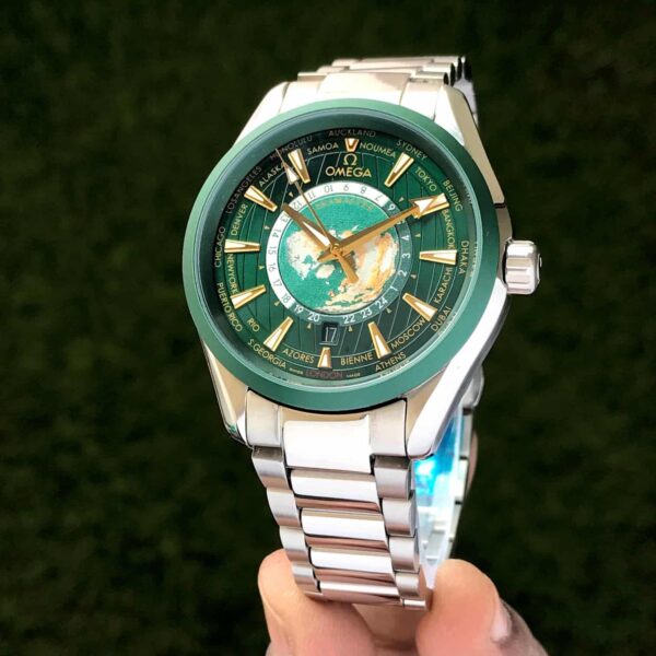 Omega Aqua Terra firstcopy 43mm GMT Worldtimer Co-Axial Automatic Men’s Watch