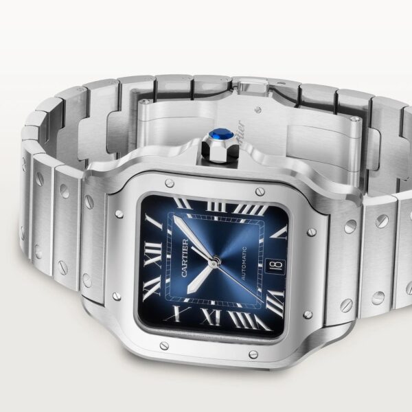 Cartier De Santos firstcopy Silver Blue Swiss ETA Automatic Men’s Watch