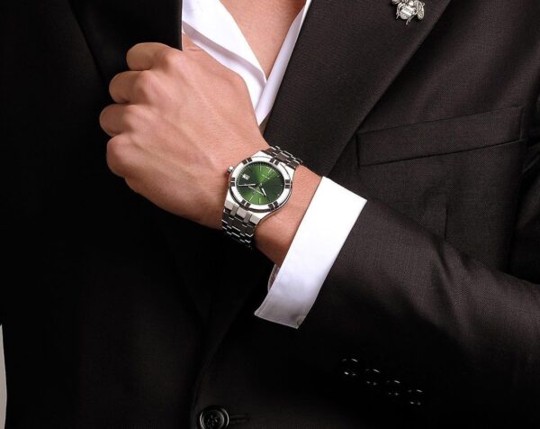 Maurice Lacroix Aikon firstcopy 40mm Quartz Stainless Steel Green Dial Men’s Watch