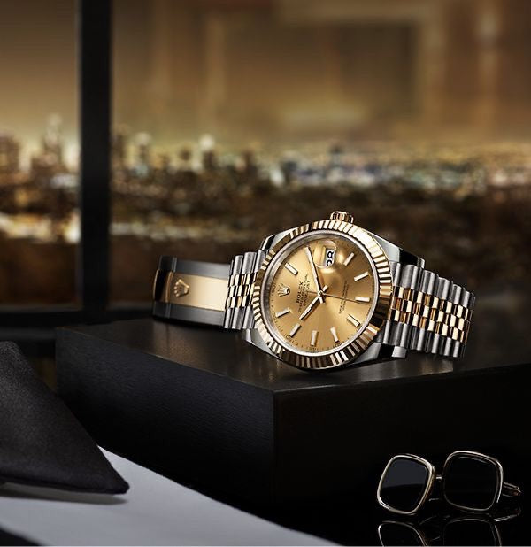 Rolex Datejust 41 Two Tone Gold Dial Jubilee Bracelet Japanese Automatic Mens Watch firstcopy