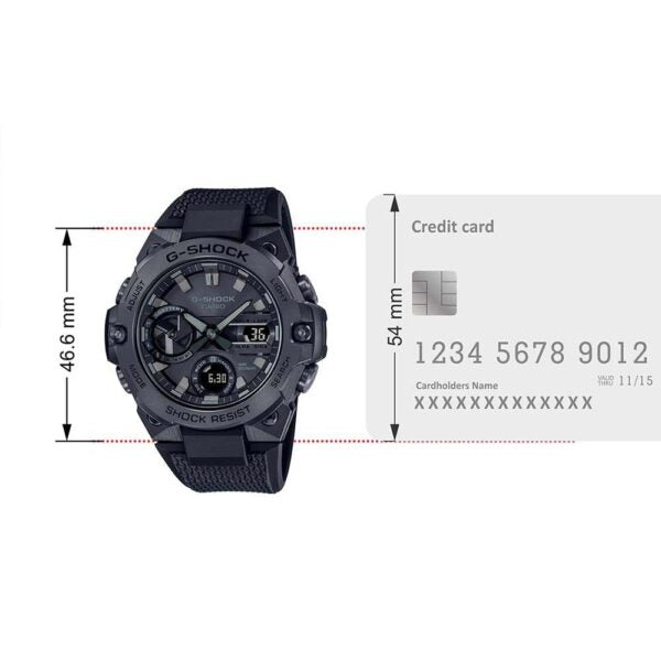 Casio G-Shock firstcopy B-400 Round Full Black Men’s Watch