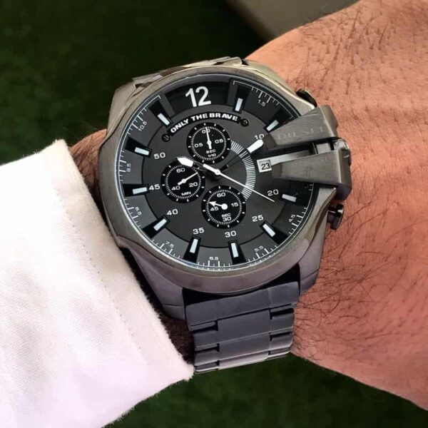 Diesel Mega Chief firstcopy DZ4283 Full Black Chronograph Men’s Watch