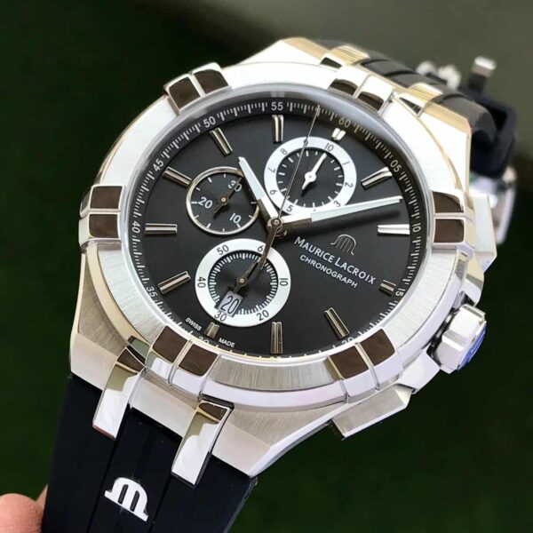 Maurice Lacroix Aikon firstcopy Full Black Quartz Chronograph Men’s Watch