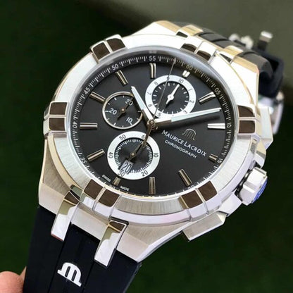 Maurice Lacroix Aikon firstcopy Full Black Quartz Chronograph Men’s Watch
