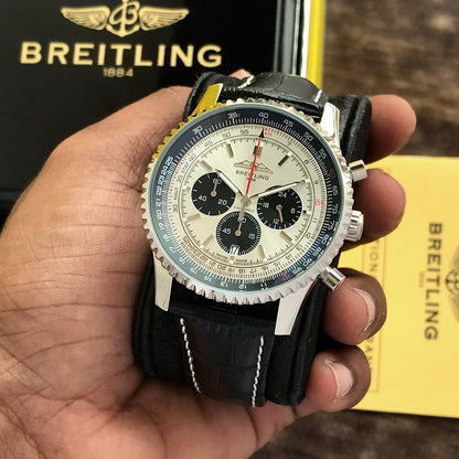Breitling Navitimer B01 Firstcopy Grey Dial Chronograph Men's Watch