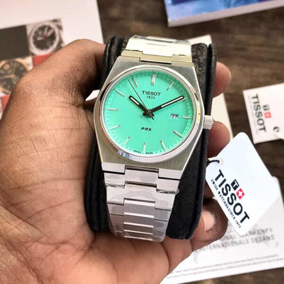 Tissot PRX T-Classic firstcopy Tiffany Mint Japanese Quartz Stainless Steel Watch