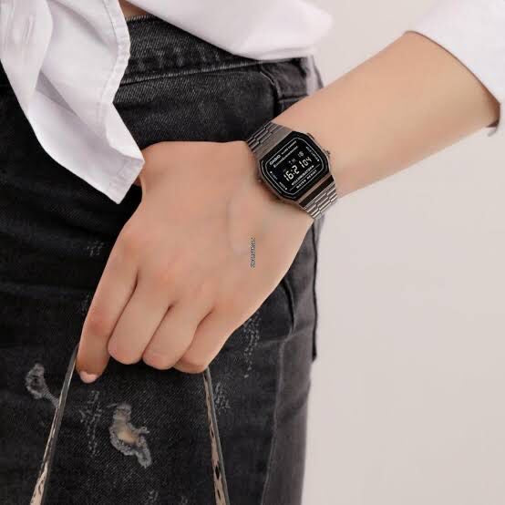 Casio Vintage firstcopy A168WGG-1B Retro Black Gunmetal Unisex Watch