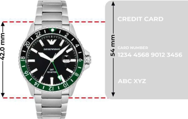 Emporio Armani AR11589 Firstcopy GMT Stainless Steel Men's Watch