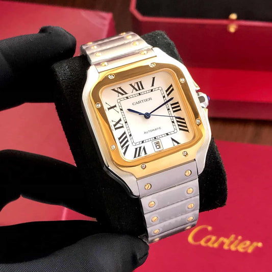 Cartier Santos De firstcopy Japanese Pure Two Tone Automatic Men’s Watch