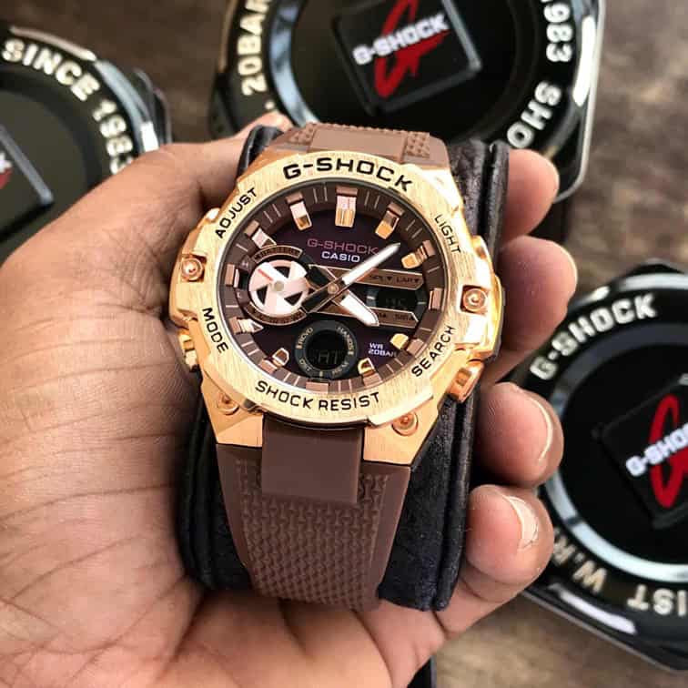 Casio G-Shock firstcopy Gravitymaster GR-B100-1A4ER Rosegold Dial Men’s Watch