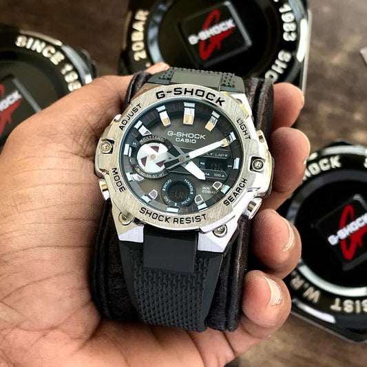 Casio G-Shock firstcopy Gravitymaster GR-B100-1A4ER Silver Black Dial Men’s Watch