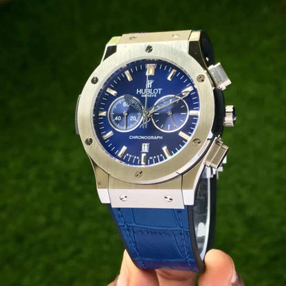 Hublot Big Bang firstcopy Japanese Blue Chronograph Men’s Watch
