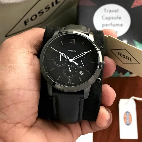 Fossil Neutra firstcopy FS5503 Chronograph Black Leather Men’s Watch