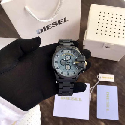 Diesel Mega Chief firstcopy DZ4379 Black & Grey Chronograph Men’s Watch