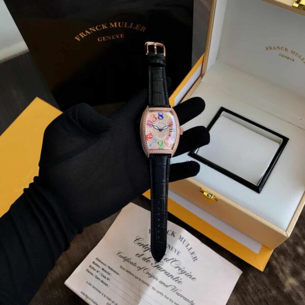Franck Muller Crazy Hours firstcopy Rosegold Diamond Body Automatic Men’s Watch
