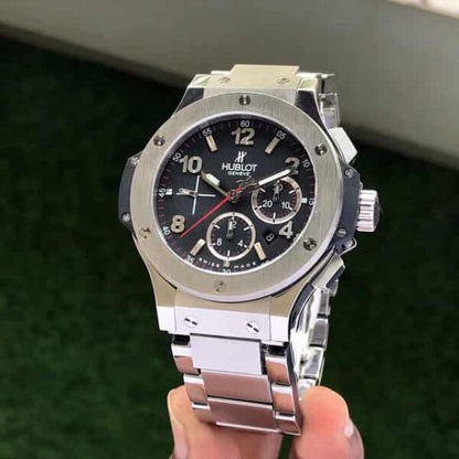 Hublot Classic Big Bang firstcopy Stainless Steel Black Dial Swiss ETA Men’s Watch