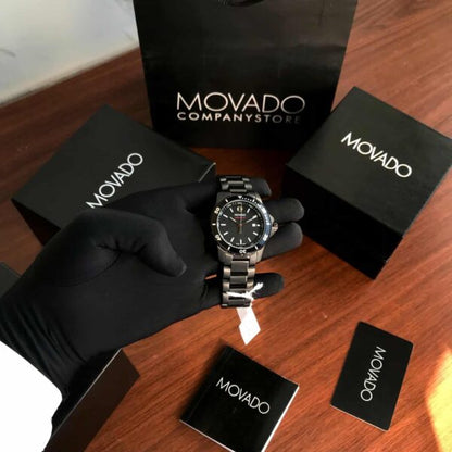 Movado 800 Series firstcopy Black PVD Japanese Quartz Men’s Watch