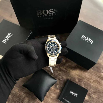 Hugo Boss 1513973 Gold Blue Dial Men’s Sports Firstcopy Replica Watch