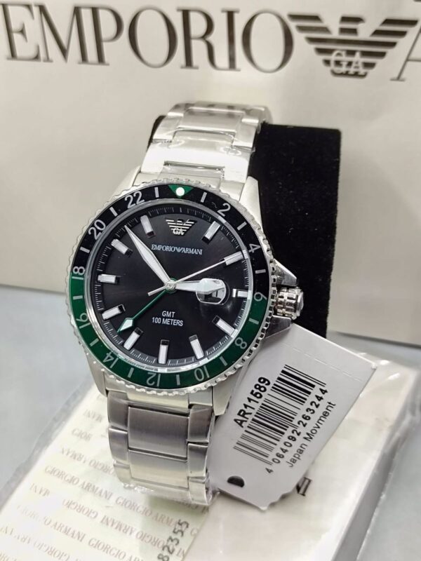 Emporio Armani AR11589 Firstcopy GMT Stainless Steel Men's Watch