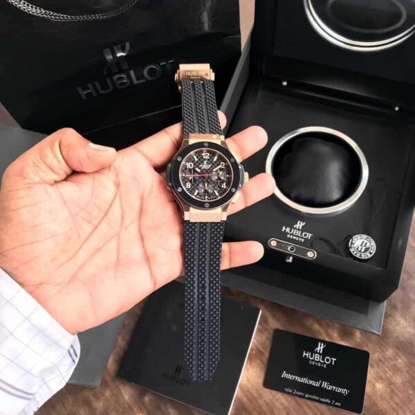 Hublot Big Bang firstcopy Rosegold Black Swiss ETA Automatic Men’s Watch