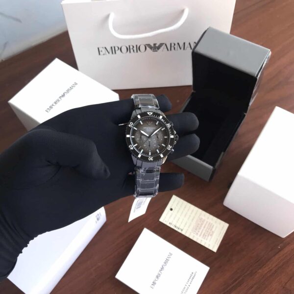 Emporio Armani AR70010 Firstcopy Black Ceramic Chronograph Men's Watch