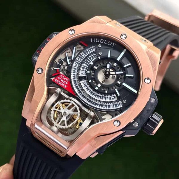 Hublot MP-09 Tourbillon firstcopy Bi-Axis King Rosegold Black Dial Men’s Watch