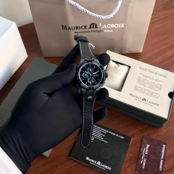 Maurice Lacroix Aikon firstcopy Black PVD Quartz Chronograph Limited Edition Men’s Watch