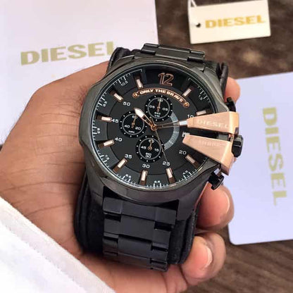 Diesel Mega Chief firstcopy DZ4318 Black Chronograph Men’s Watch
