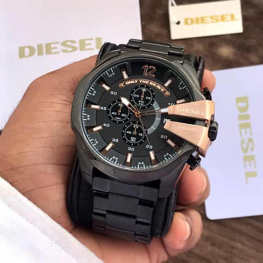 Diesel Mega Chief firstcopy DZ4318 Black Chronograph Men’s Watch