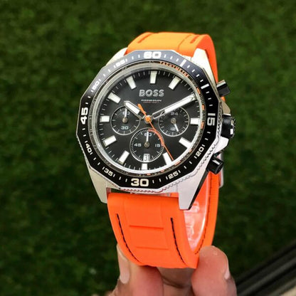 Hugo Boss 1513970 Men’s Sports Orange Silicon Firstcopy Replica Watch