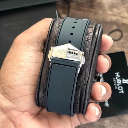 Hublot Big Bang King Sang Bleu firstcopy Silver Diamond Premium Men’s Watch