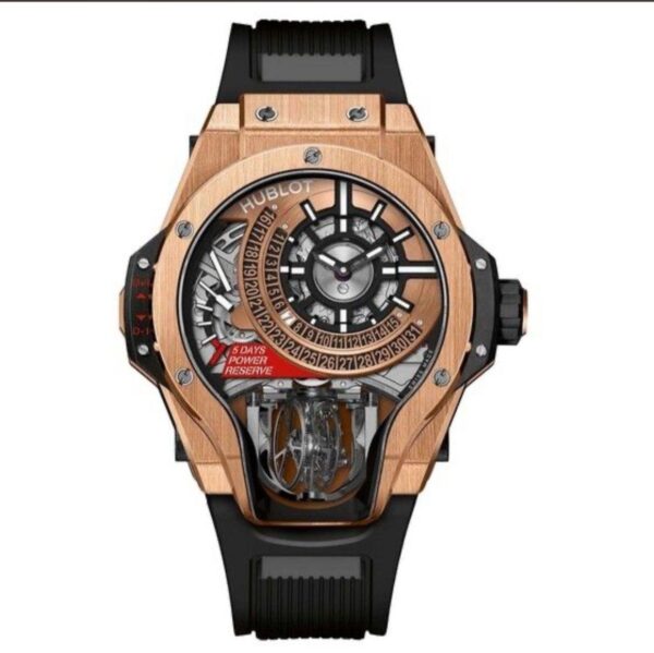 Hublot MP-09 Tourbillon firstcopy Bi-Axis King Rosegold Black Dial Men’s Watch