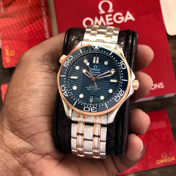 Omega Seamaster firstcopy Two Tone Blue Dial Automatic Men’s Watch