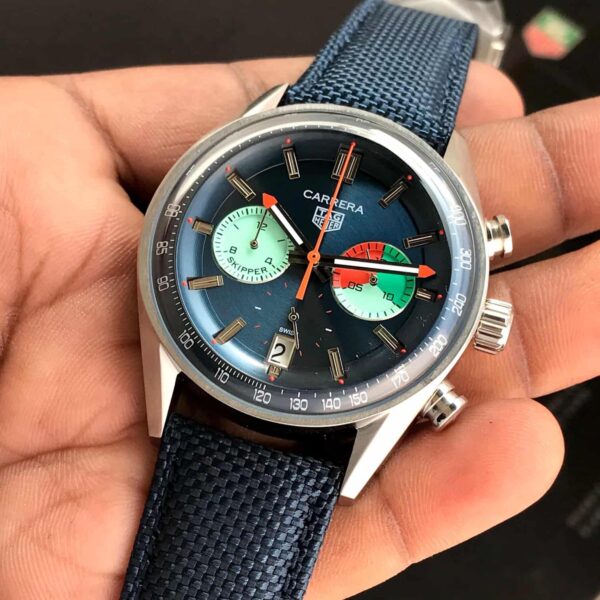 Tag Heuer Grand Carrera Skipper Stainless Steel Japanese Mens Watch firstcopy