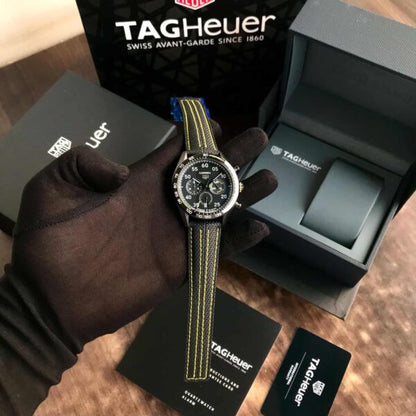 Tag Heuer Carrera X Porsche Yellow Racing Premium Mens Watch firstcopy
