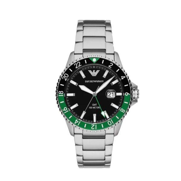 Emporio Armani AR11589 Firstcopy GMT Stainless Steel Men's Watch