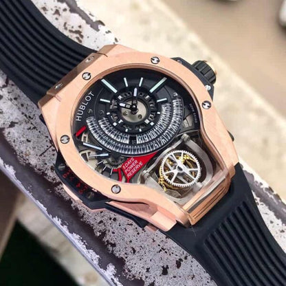 Hublot MP-09 Tourbillon firstcopy Bi-Axis King Rosegold Black Dial Men’s Watch