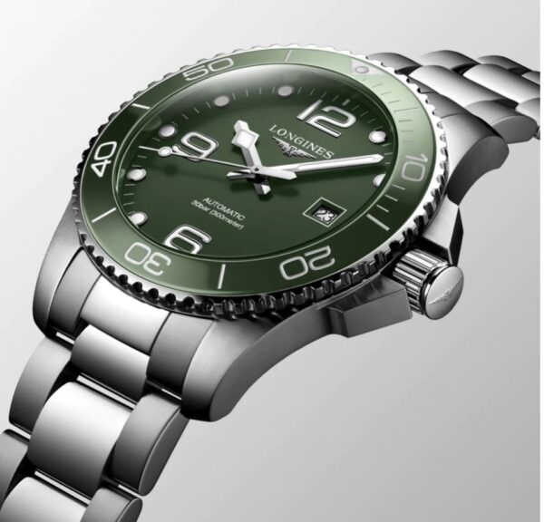 Longines HydroConquest firstcopy Stainless Steel Automatic Green Dial Men’s Watch