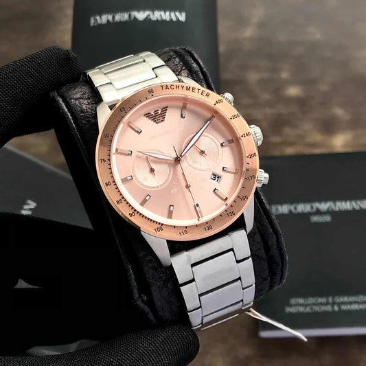 Emporio Armani AR11352 Mario Firstcopy Stainless Steel Men's Watch