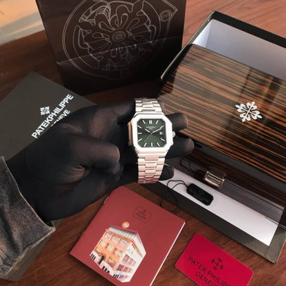 Patek Philippe Cubitus firstcopy Stainless Steel Olive Green Dial Men’s Watch